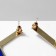 Earrings Assorted "Illusion", blue color in gold