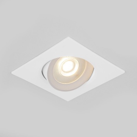 Lamp ceiling Elektrostandard, Plasti LED 6 W, 90x90 mm, IP20, white color