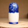 Matryoshka 5 puppet "Nina" blue, 14-15cm, manual painting.