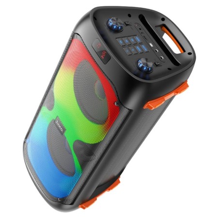 Portable column Hoco BS53, 3600 mAh, BT5.1,20 W*2, TF Card, USB, AUX, FM radio, black-1