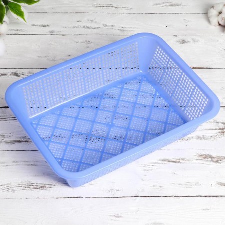 Storage basket, plastic, 32 × 24 × 7.5 cm, color mix-2