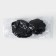 Set of body washcloths Cupellia spa: braid 70 g + shell 46 gr, black color