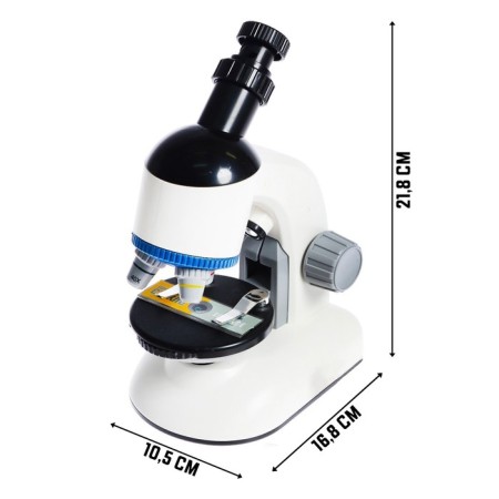 Game set "Laboratory microscope", a rotating lens with backlight, an increase in X40, 100, 400-1