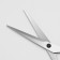 Hairdressers scissors, blade-5.5 cm, black color, n-040
