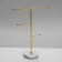 Starrings for Earrings "Marble", 3 tiers, 18.5 × 8 × 26.5 cm, white-golden color