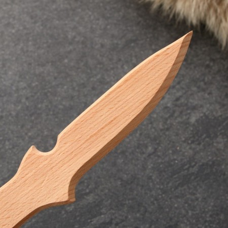 Souvenir wooden weapon "Knife", 29 x 6 cm, array of beech-2