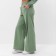 Women's costume (sweatshirt/pants), olive color, size 42