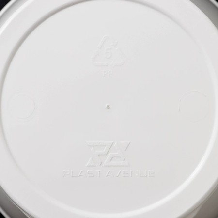 Kashpo for flowers with an insert "grace", 2 l, white color-3