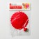 Silicone lid Silicone Dolyana "Cherry", D = 11 cm, red color