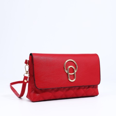 Magneta bag bag, long belt, red color-2