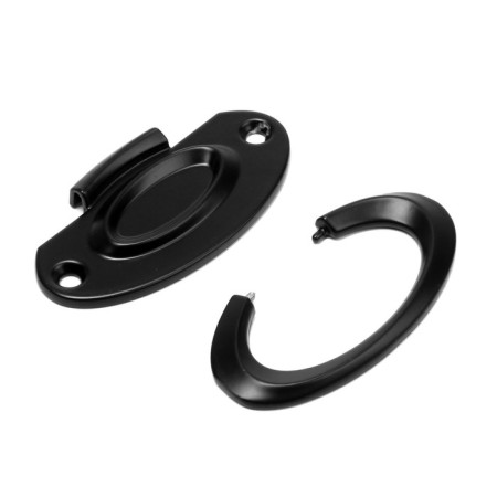 Handle button Cappio RK130 furniture, black color-5