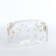 Lightning cosmetic bag, transparent/white color