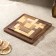 Game table puzzle 16x16x2 cm, tree shisham