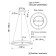 Suspended Citilux “duet” CL719401, 40x40x20 cm, 1x40W, LED, Black Color Black