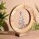 Interior souvenir in the wooden ring "Christmas tree" 30x8x33 cm
