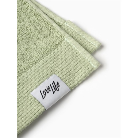 Trick Lovelife “Monte” 50 × 80 cm, mint, 100% cotton, 430 g/m²-3