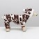 Kombinson "Deer" with a hood, size L (DS 35 cm, og 45 cm, Osh 35 cm), brown
