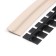 Flexible threshold with fastener Smartprofile BR 224 oak craft gray, 3 m
