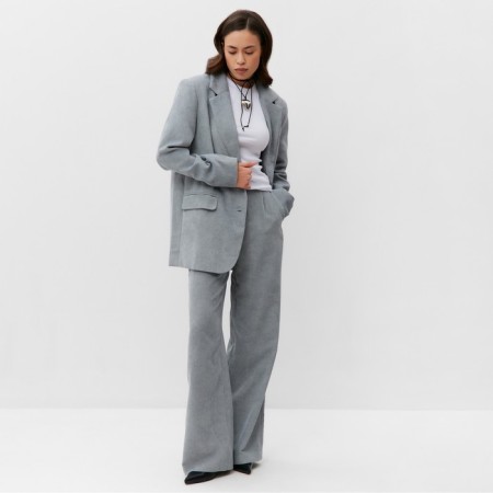 Women's jacket Mist Velvet, p. L-Xl gray-1