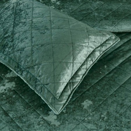 A set with a veil "Galaxia": size 240x260 cm, 50x70 cm - 2 pcs, emerald color-1