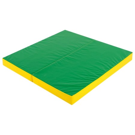 Mat Onlytop, 100x100x10 cm, 1 addition, green/yellow color-4