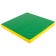Mat Onlytop, 100x100x10 cm, 1 addition, green/yellow color