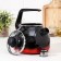 A kettle with a whistle "Carmen", 3 l, a fixed handle, induction, black-red color