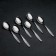 Spoon of children's dining room "Antoshka", length = 16 cm, thickness 2 mm, silver color