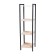 Metal rack "Energy Loft", 120 x 35 x 35 cm, black, oak Santana