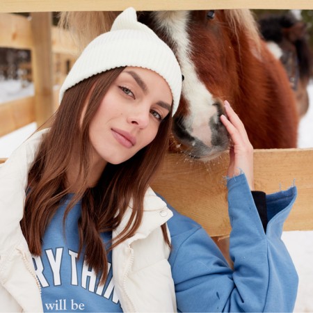 Women's sweatshirt MIST COZY STYLE, Blue, Size 44-6