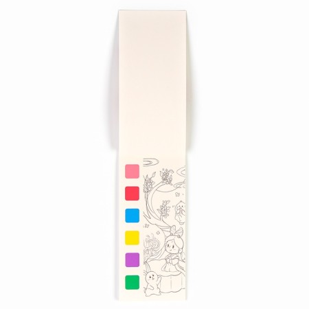 Water coloring "Bookmarks", 10 sheets, brush, species mix-3