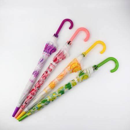 Umbrella - a semiautomatic “mood” cane, 8 knitting needles, r = 45 cm, mix color-3