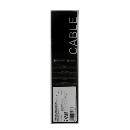 Lightning cable - usb, 2.1 a, metal braid, 1 meter, silver-5