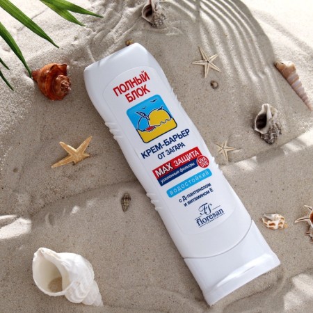 Cream-barrier from tanning "Full block", waterproof, 125 ml.-2