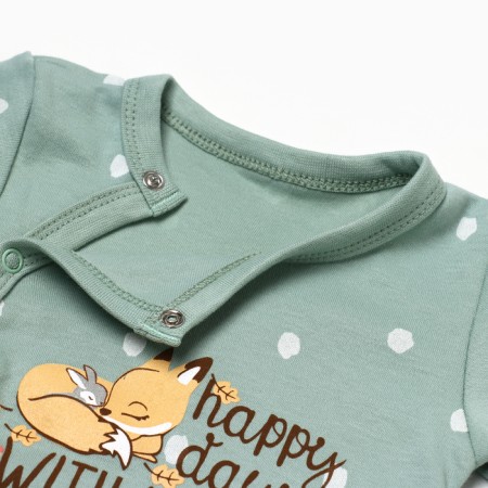 Details for children with closed legs "Fox", Mentolol color, height 56-1