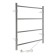 Electric towel Zein PE-04, Classic, 500x600 mm, 4 crossbars