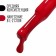 Gel nail polish, Classic Colors, 3 phase, 8ml, Led/UV, Fiery red color (123)