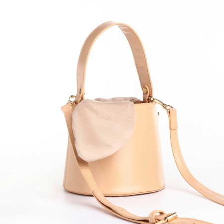 Cross-Bodi bag, duckling department, beige color-1