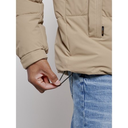 Male Winter jacket, size 58, beige color-12