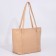 Zipper bag with lightning, beige color