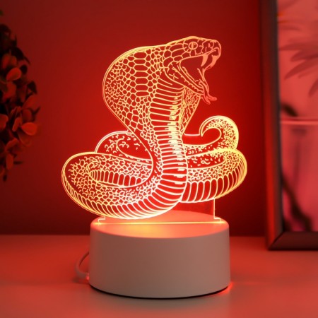 Cobra lamp Led RGB from the network 13.8x9.5x15 cm-4