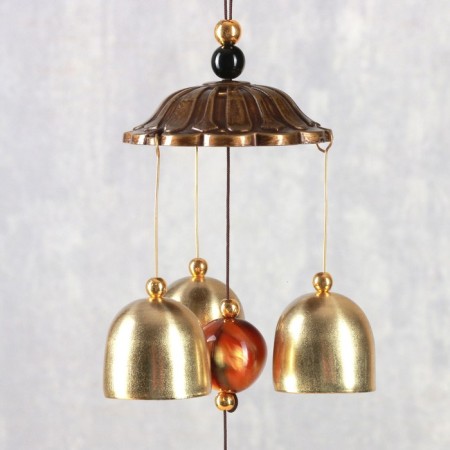 Wind Music Metal "Butterfly" 3 bells 40 cm-2