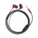 Hoco M51 headphones, wired, vacuum, microphone, 1.2 m, red