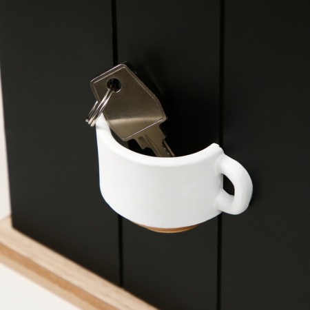 Keywood tree 6 hooks "Cup coffee" 25.5x18.8x6.5 cm-6