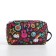 Cosmetic bag with lightning, black/multi -colored color