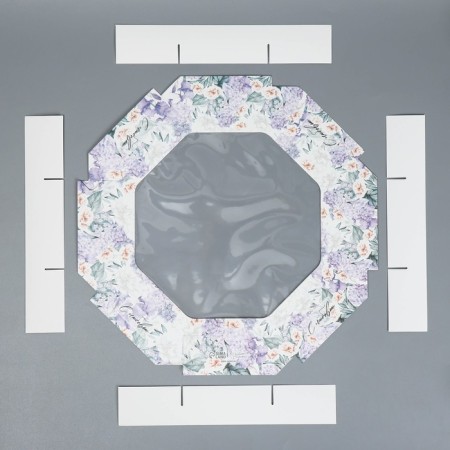 Confectionery box, packaging, “with love”, 29 x 29 x 5 cm-5