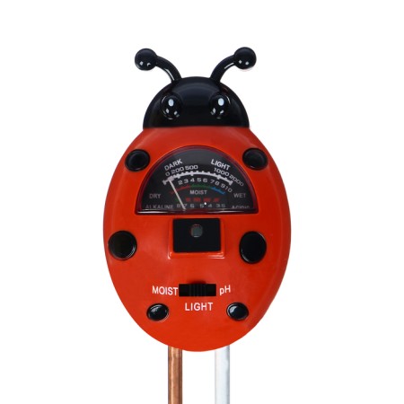 Soil meter 3 in 1: for humidity, acidity, illumination, “ladybug”-9