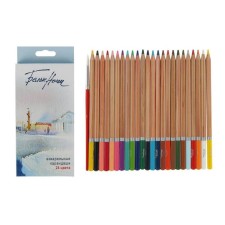 Pencils of watercolor set 24 colors, ZHK 