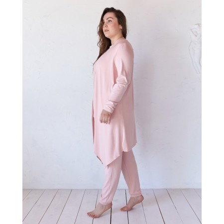 Women's bathrobe minku: Mint & chocolate color Poom Color, Rr. 52-1