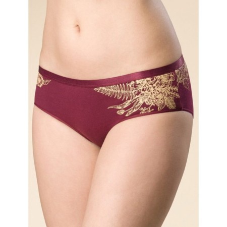 Female cowards, size 44, burgundy color